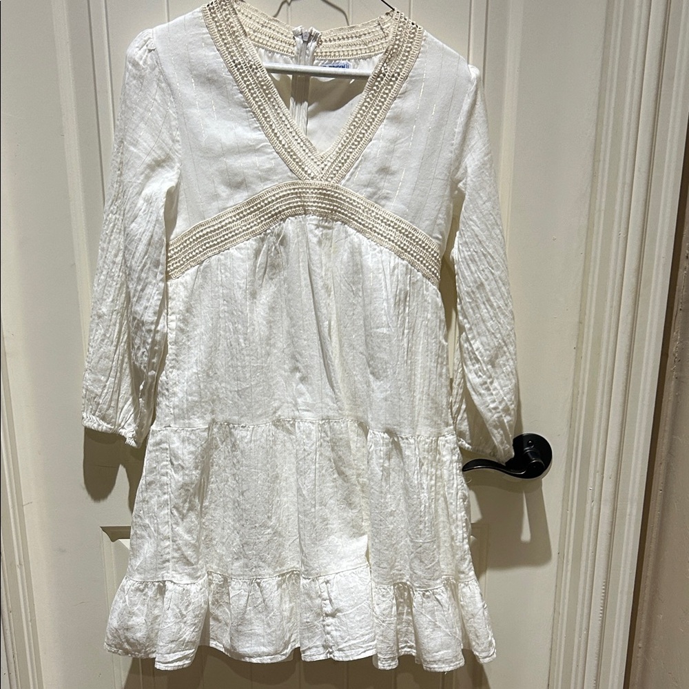 Mayoral Cream Kids Casual Dress
